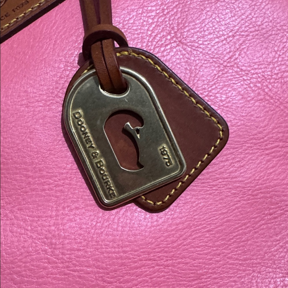 Dooney & Bourke Florentine Vacchetta Leather Satchel - Picture 9 of 16